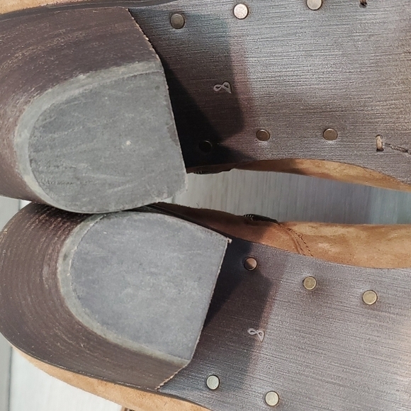 Sam Edelman Womens Louie Western Fringle Ankle Suede Booties shoes sz 8 - Picture 12 of 16